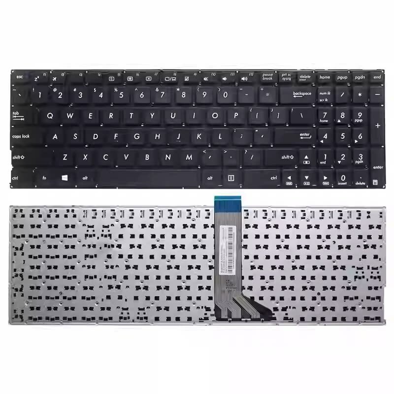 Новая оригинальная одиночная клавиатура для ноутбуков серии ASUS X555, замена с английской раскладкой