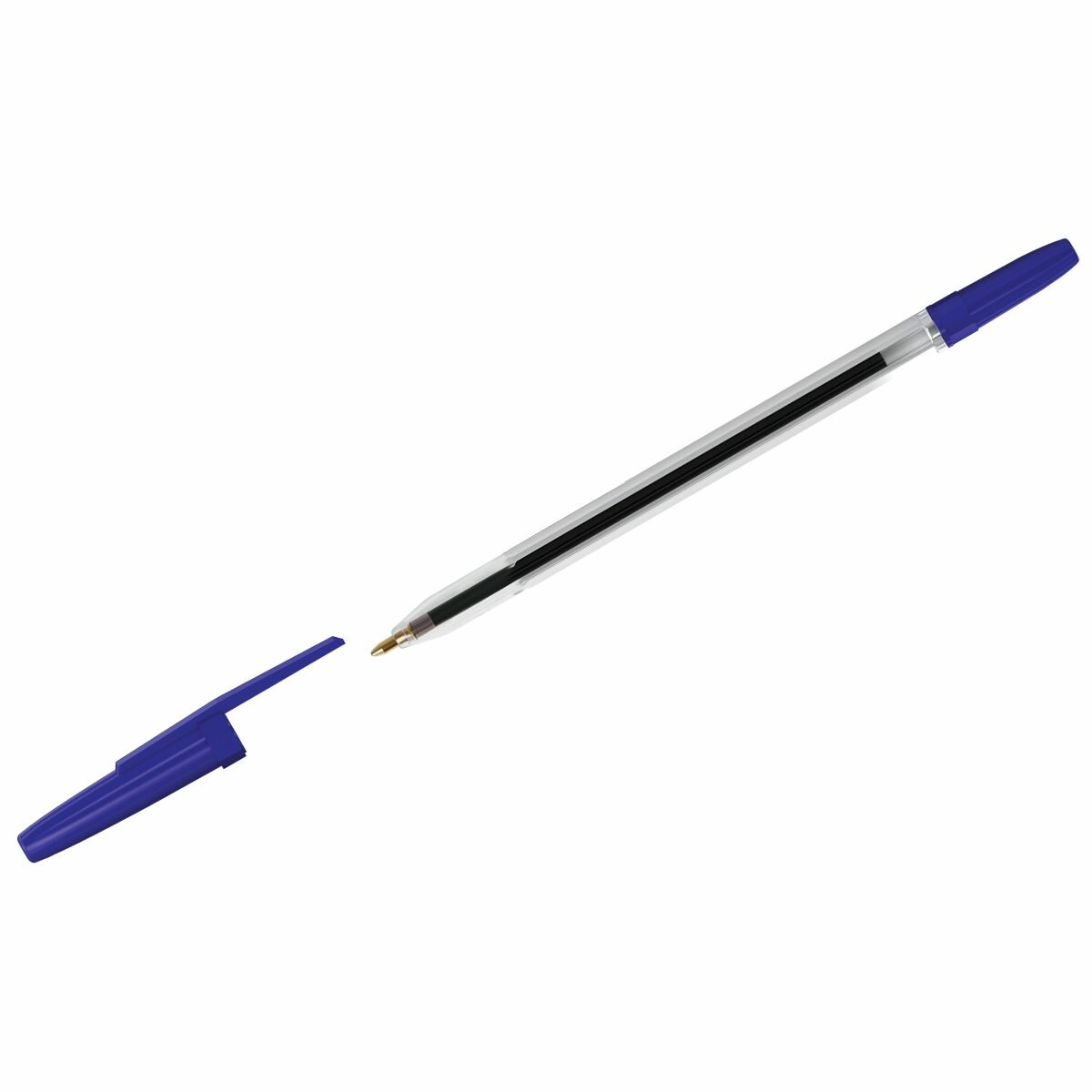 Ручка шариковая Стамм "Оптима" (0.7мм, синяя) (РШ-30376), 50шт.