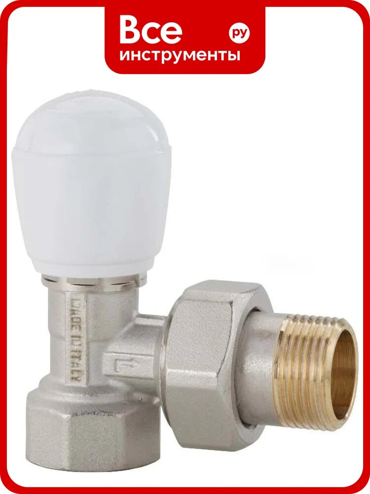 Вентиль угловой для радиатора FIV 1/2", верх. 6126R004