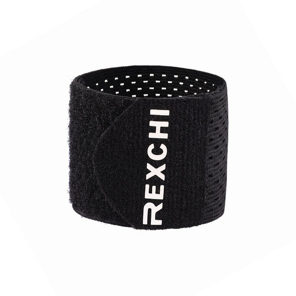 REXCHI Напульсник из нейлона, черный, 1 шт
