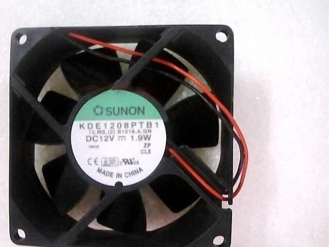 SUNON KDE1208PTB1 12V 1,9 Вт 8 см 8025 2 провода вентиляторы -