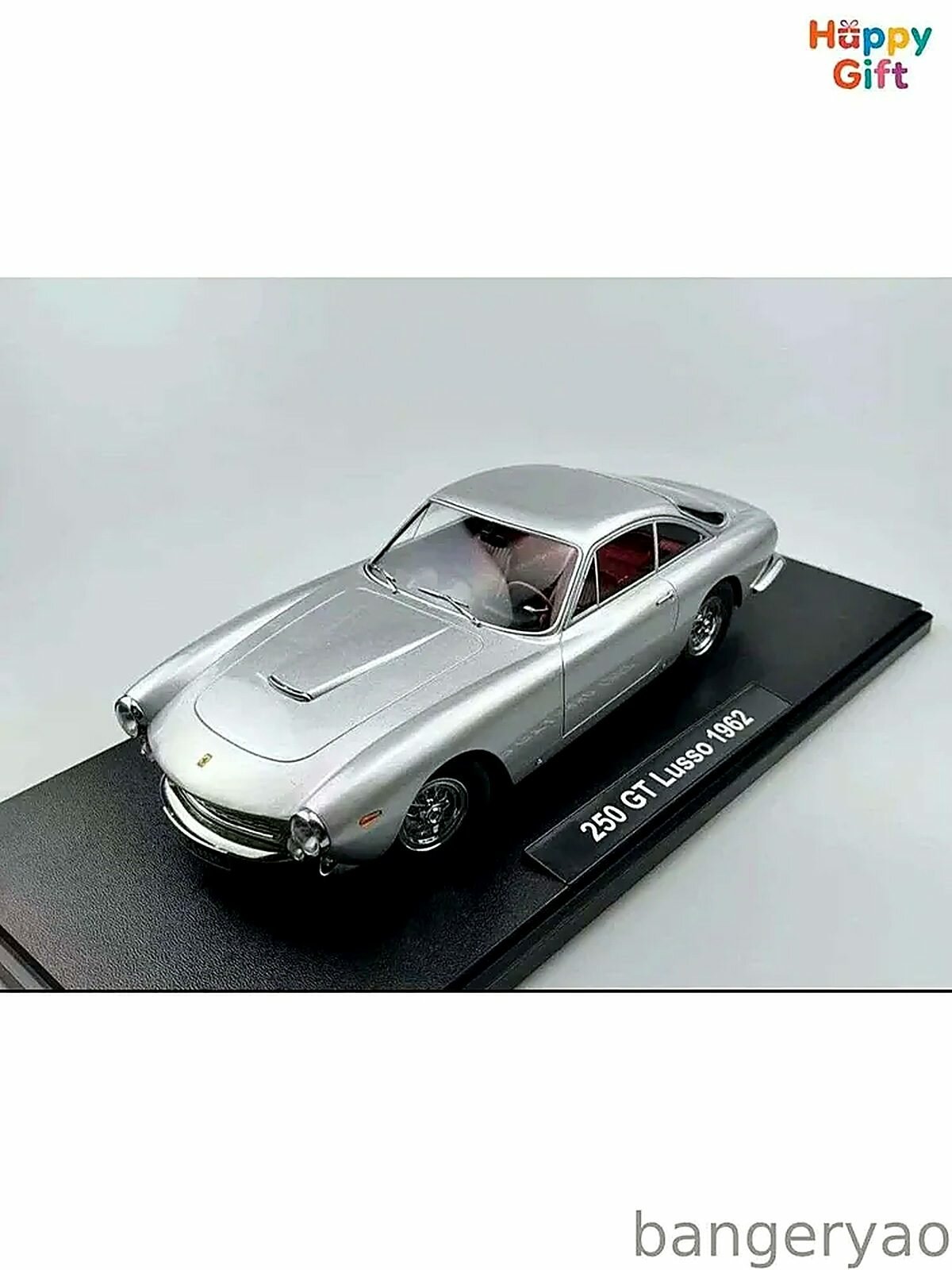 KK Scale 1:18 FERRARI 250 GT LUSSO SILVER (1962) - KKDC181022 Модель автомобиля, Модель не может открыть дверцу