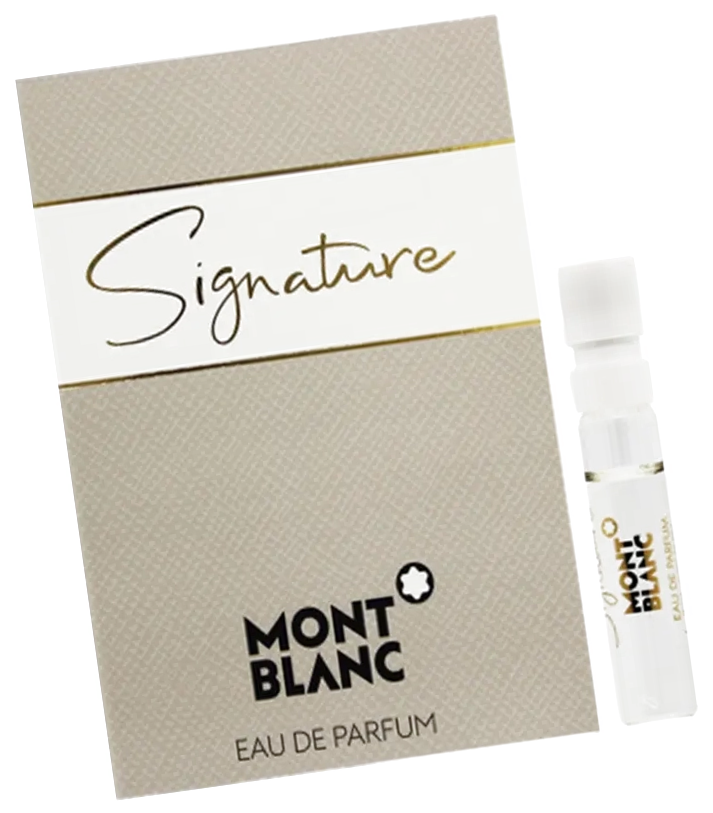 Монблан Сигнатура сэмпл 2 мл женский парфюм - Montblanc Signature миниатюра духов