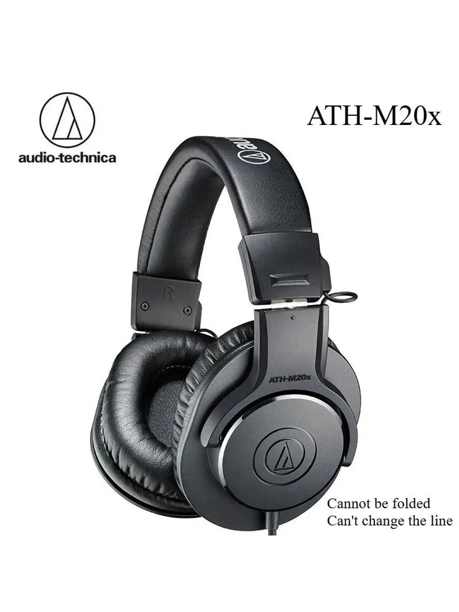 Audio-Technica Наушники проводные с микрофоном, 3.5 мм, USB Type-C, черный матовый