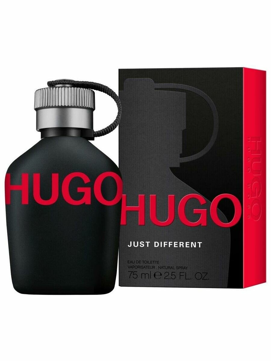 Туалетная вода Hugo Boss "Just Different", мужская, фужерный аромат, 75 мл