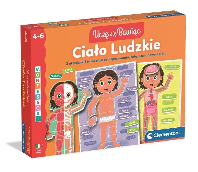 Пазл Clementoni Учусь играя, Тело человека