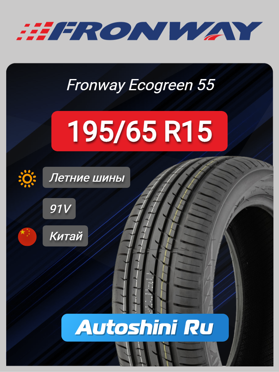 Шины летние Fronway Ecogreen 55 195/65 R15 91V
