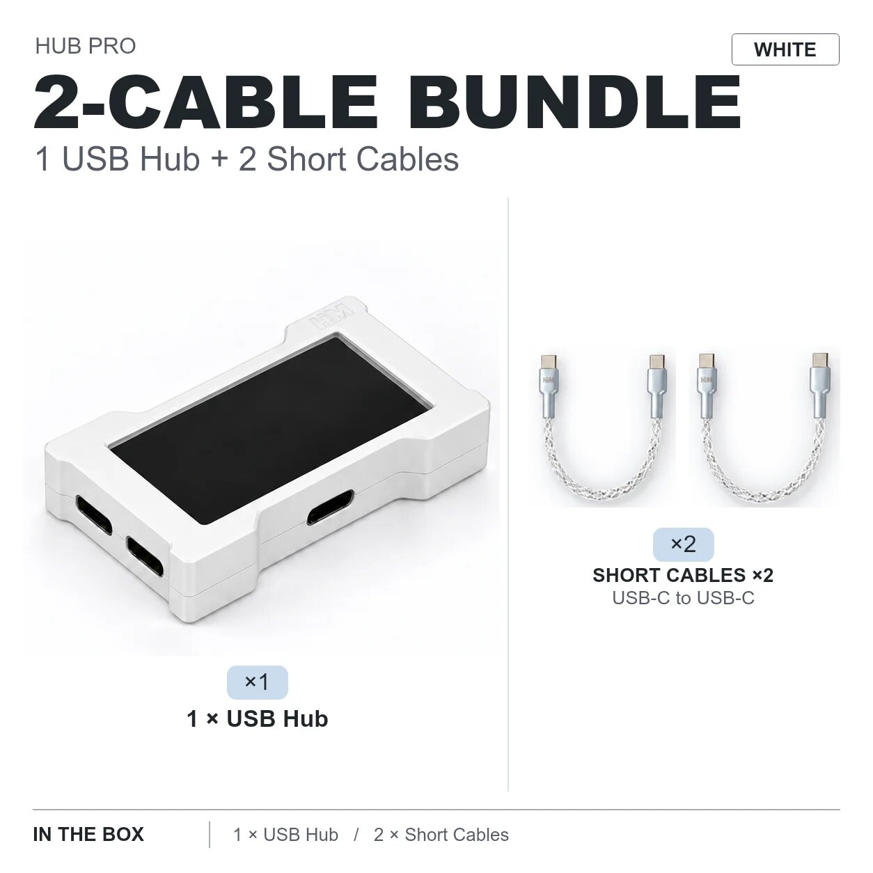 USB-хаб KUXM ZNEO 3 порта, белый