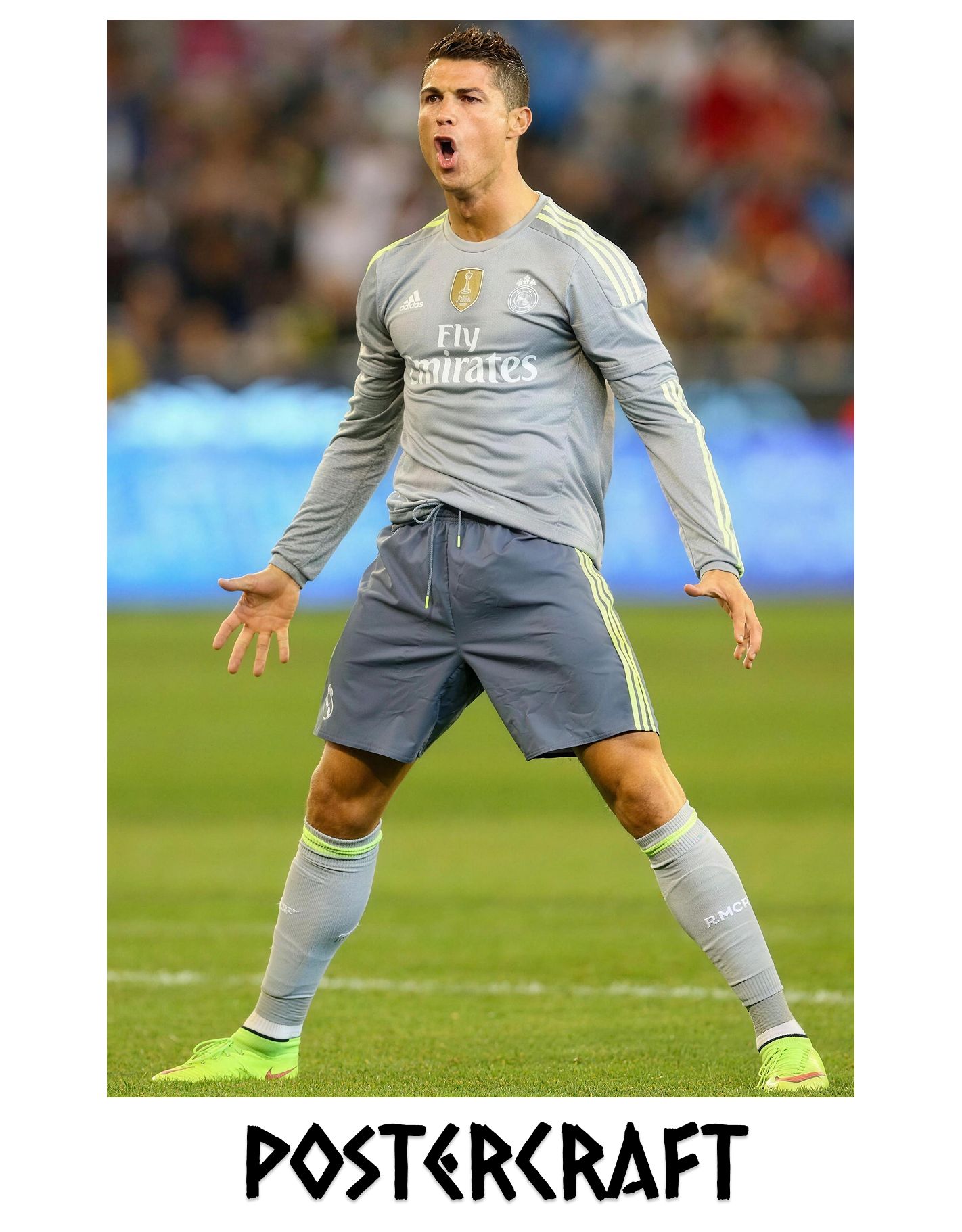 Постер Футбол "Криштиану Роналду" (Ronaldo), А3, глянцевый, 42х29.7см