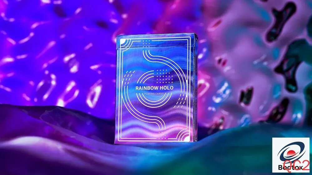 Коллекционные карты TCC "Rainbow V2 Holo" Металлическая голография и радужный градиент Премиум колода для кардистри и стильных коллекций(Стандартная версия)
