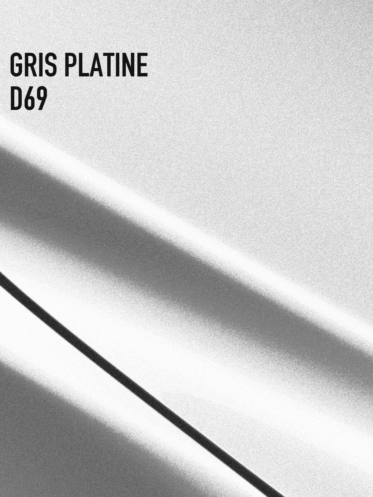 Базовая эмаль Renault Gris Platine D69, металлик, 850 мл. - 2 шт, Краска автомобильная, базисная под лак, MEGAMIX — фото 1