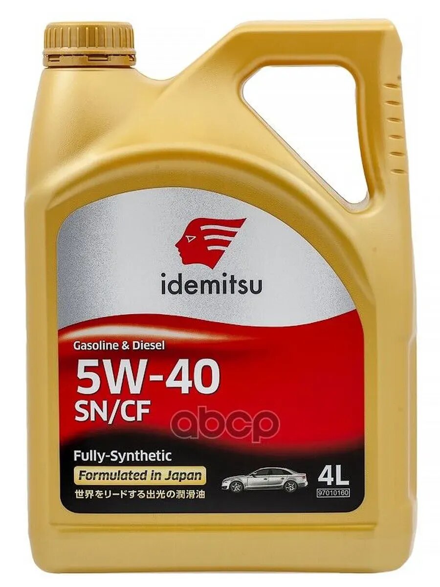 IDEMITSU Idemitsu 5W40 (4L) Моторное! Синт Api Sn/Cf