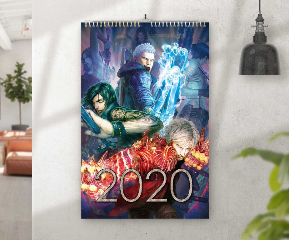 Перекидной календарь на 2020 год Dmc, Devil May Cry, Девил Май Край №2, А4
