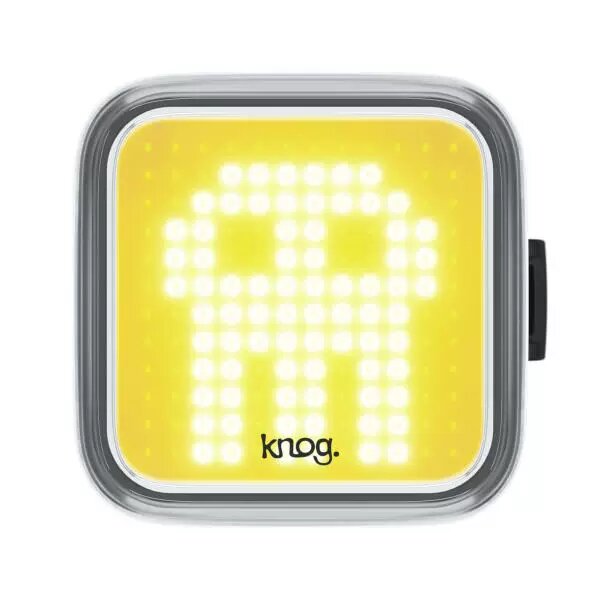 Knog Черепная узор белый свет передний велосипедный фонарь для шоссейного велосипеда, прочный светодиодный фонарь