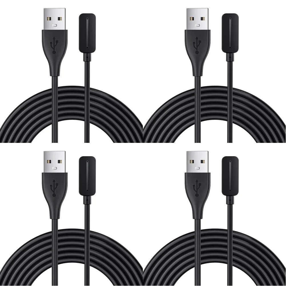 Магнитный USB-кабель для Polar Pacer/Pacer Pro/Ignite 3/Vantage V3 MOJOYCE 1 м 4PCS