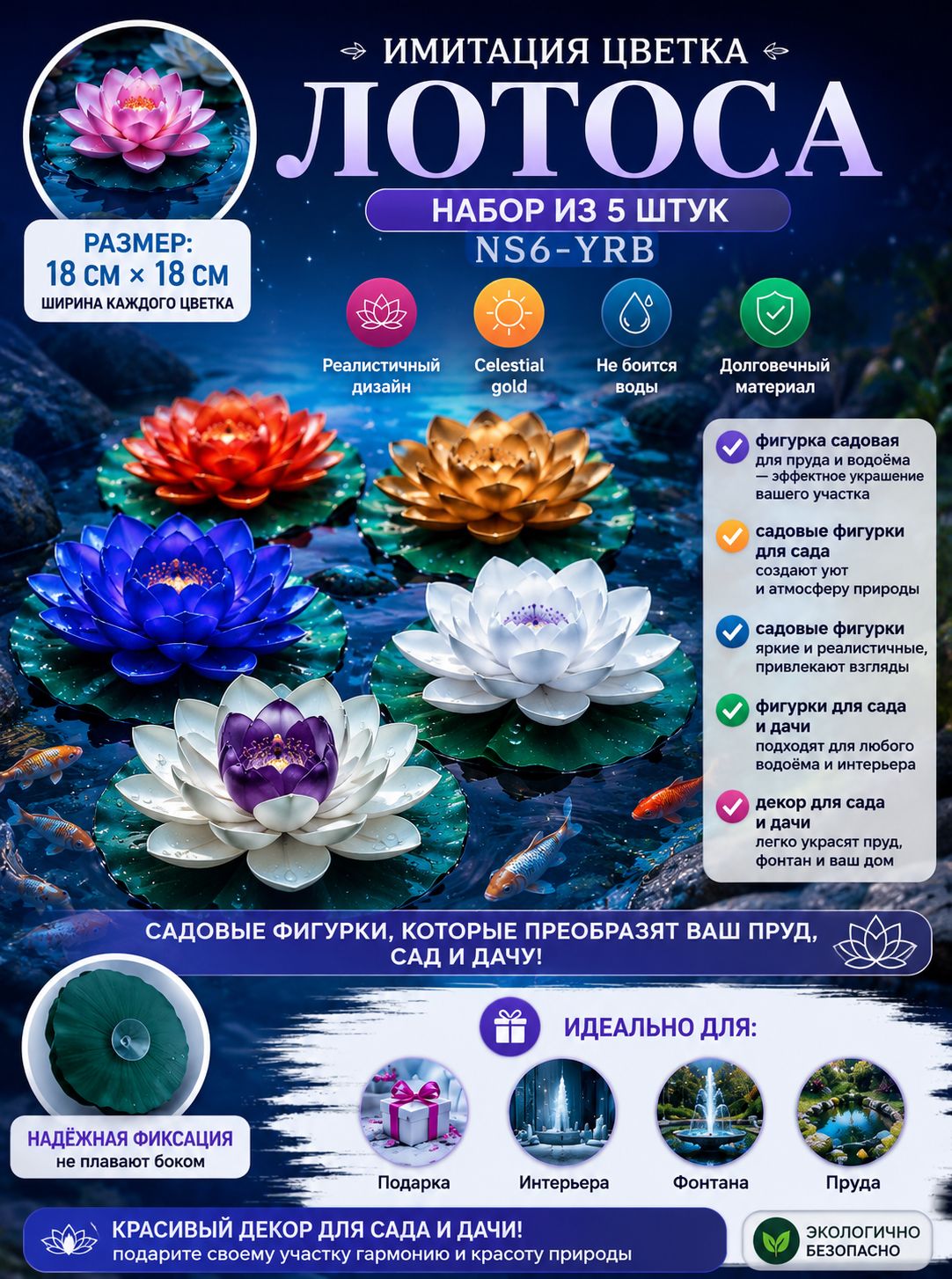Фигурка садовая