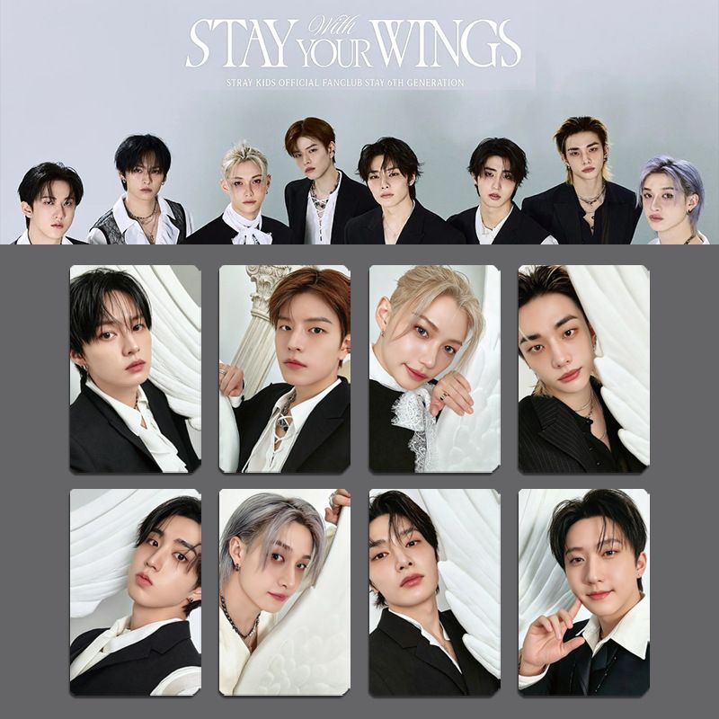 Карточки STRAYKIDS кпоп карты SKZ Stray Kids k-pop карточки коллекционные 54 * 86 мм 8 шт