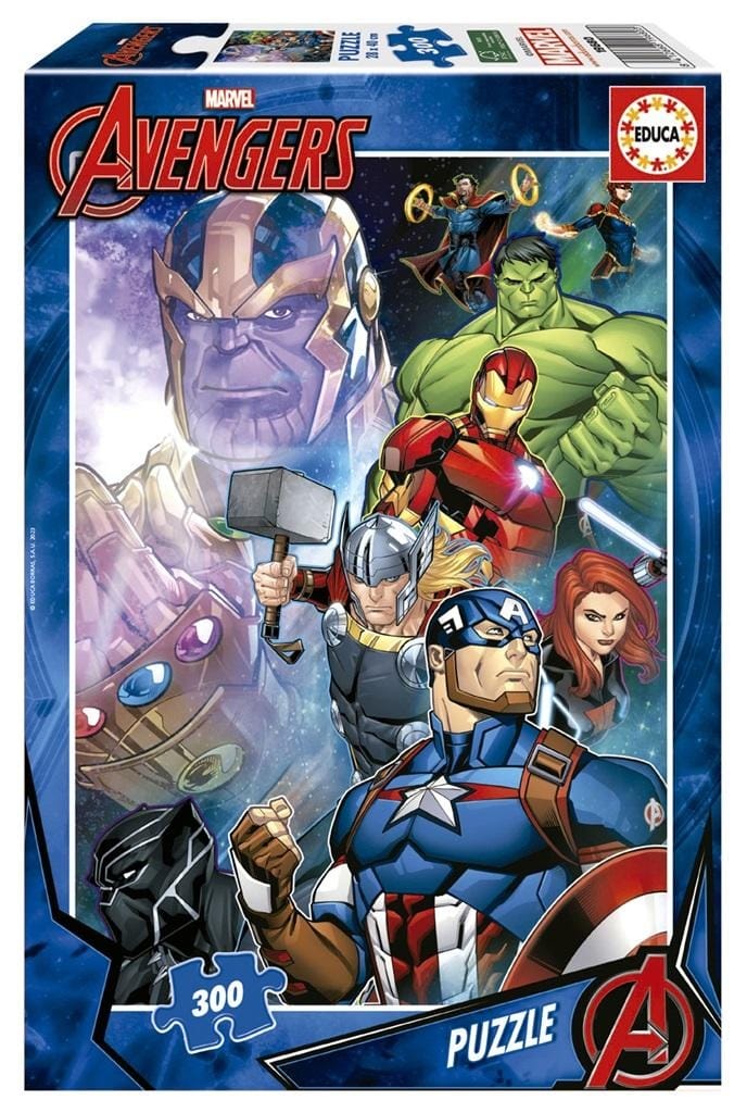 Пазл Educa The Avengers, 300 элементов, разноцветный