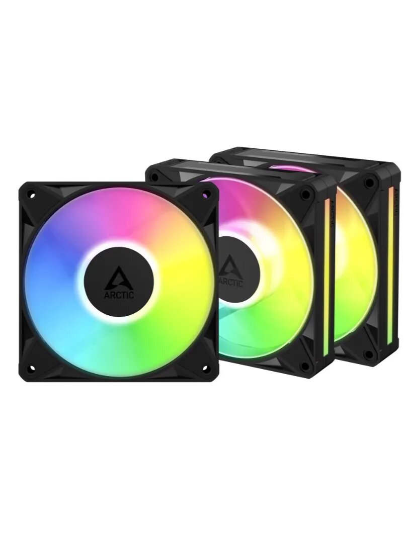 Вентилятор для корпуса ARCTIC BioniX P12 A-RGB ACFAN00337A 120mm, 400-2300rpm, 48CFM, 28.48dBa (3-pack)