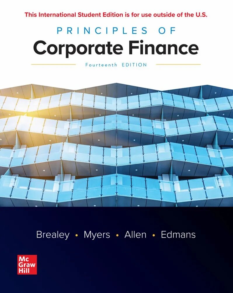 ISE EBook Online Access for Principles of Corporate Finance