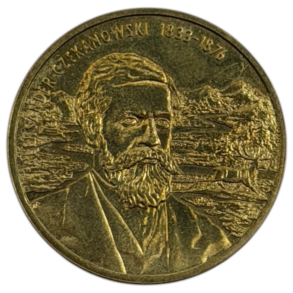 Польша 2 злотых 2004 г. (Польские путешественники и исследователи - Александр Чекановский)