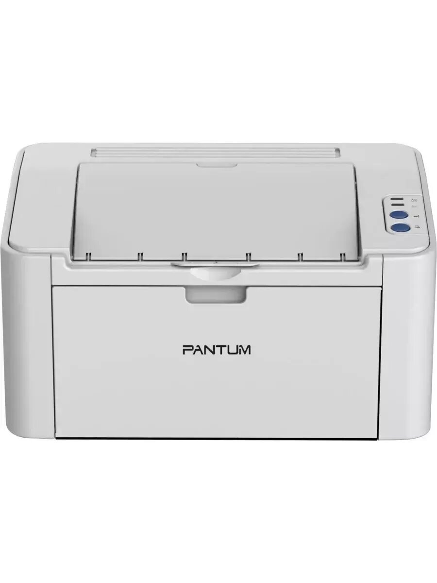 Принтер Pantum P2506W, формат A4, WiFi, лазерный, чёрно-белый, до 22 страниц в мин, серый