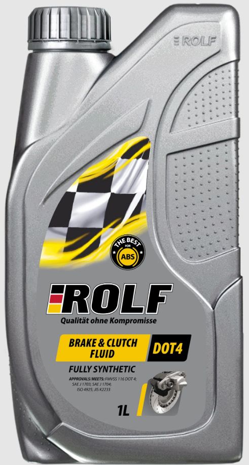 Тормозная жидкость ROLF Brake&Clutch Fluid DOT-4 910 гр. 322205