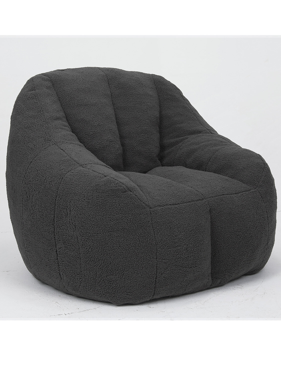Бескаркасное кресло DOBRIN CONNOR, LM-1502, темно-серое букле (03)