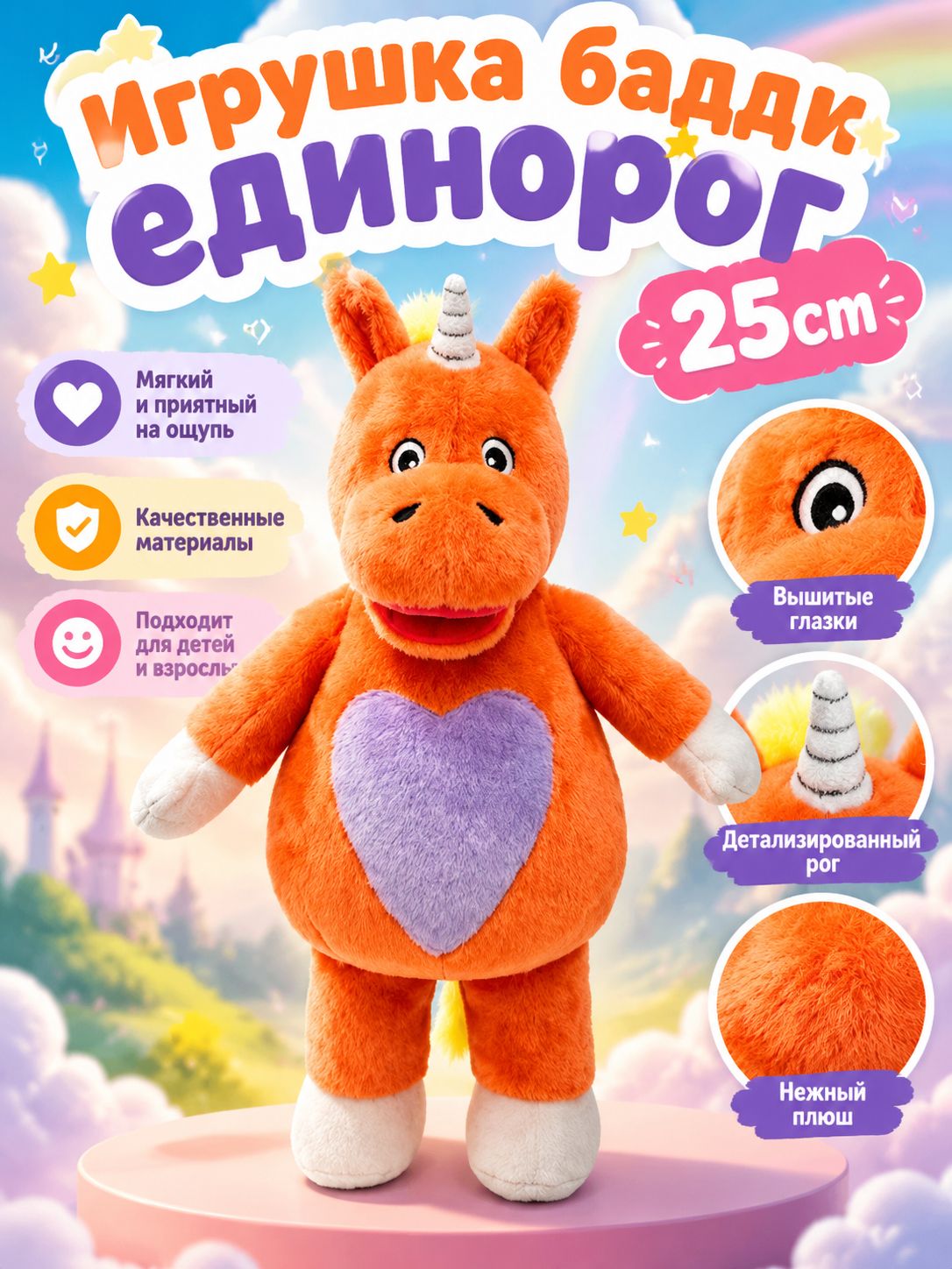 Бадди единорог костюм