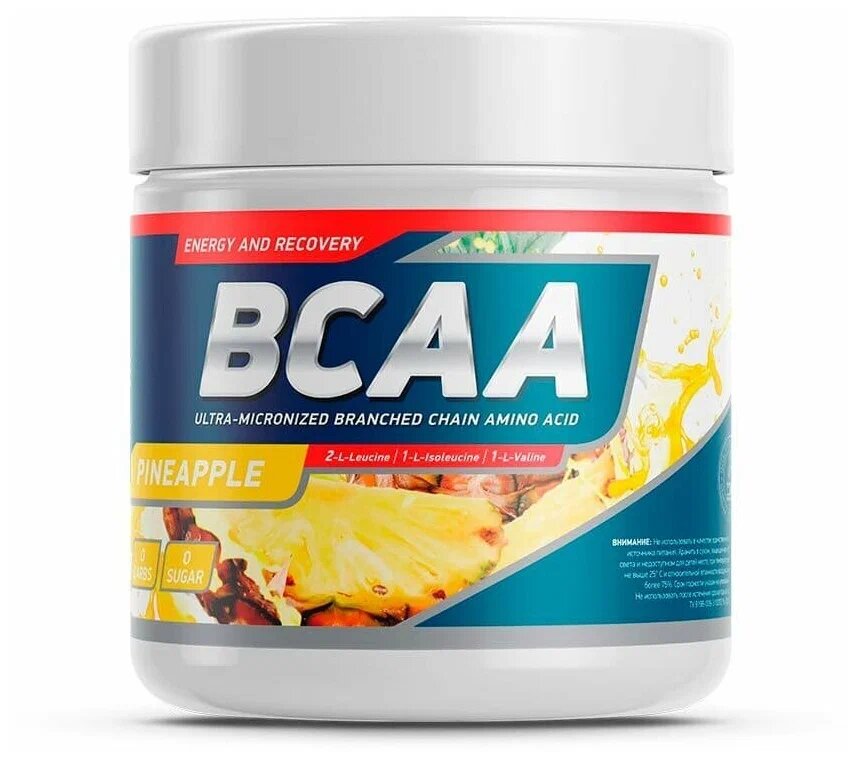 GeneticLab Nutrition BCAA 2:1:1 250 г ананас