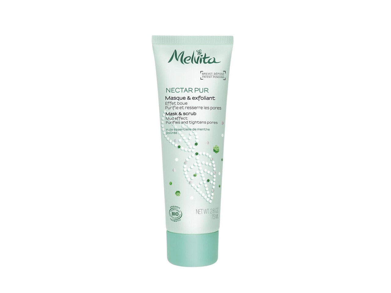 Маска-пилинг для лица Melvita Маска и скраб Nectar Pur, отшелушивание и обновление кожи