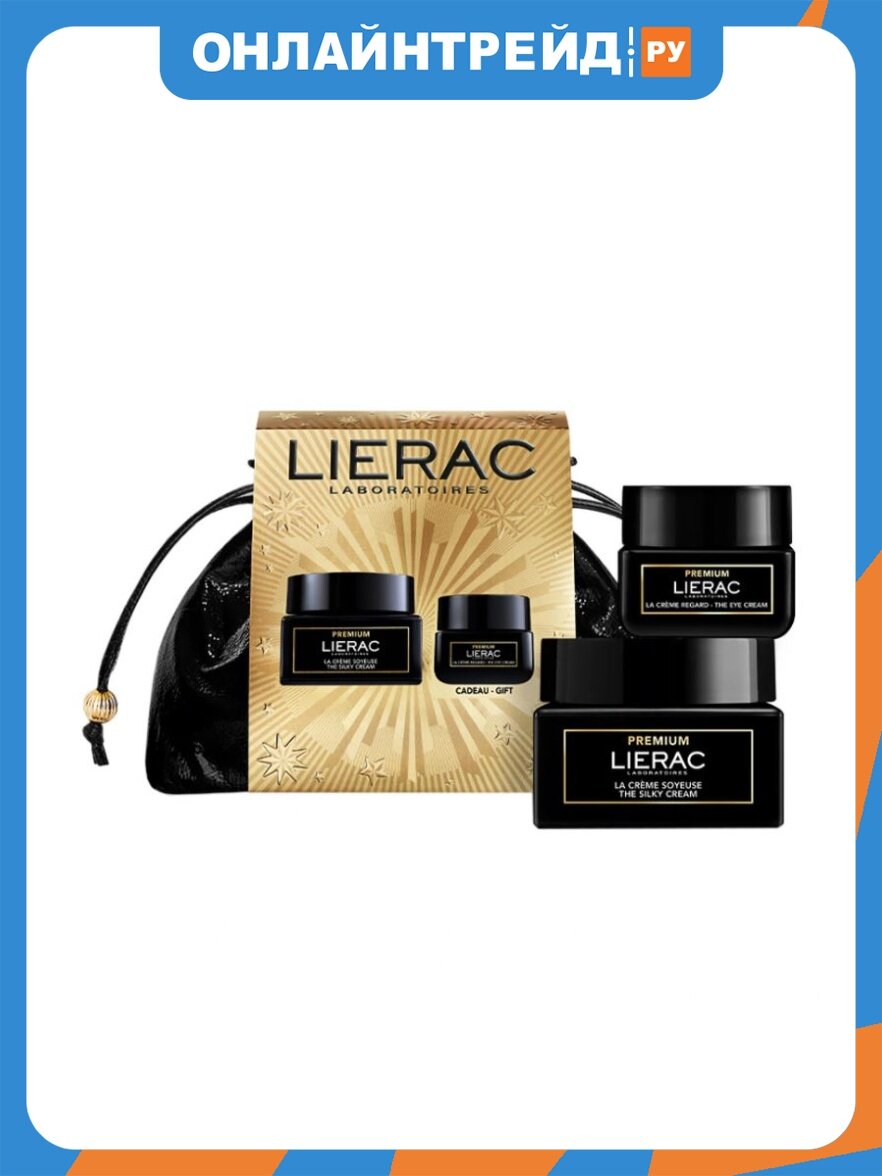 Подарочный набор Lierac Premium бархатистый крем и крем для глаз