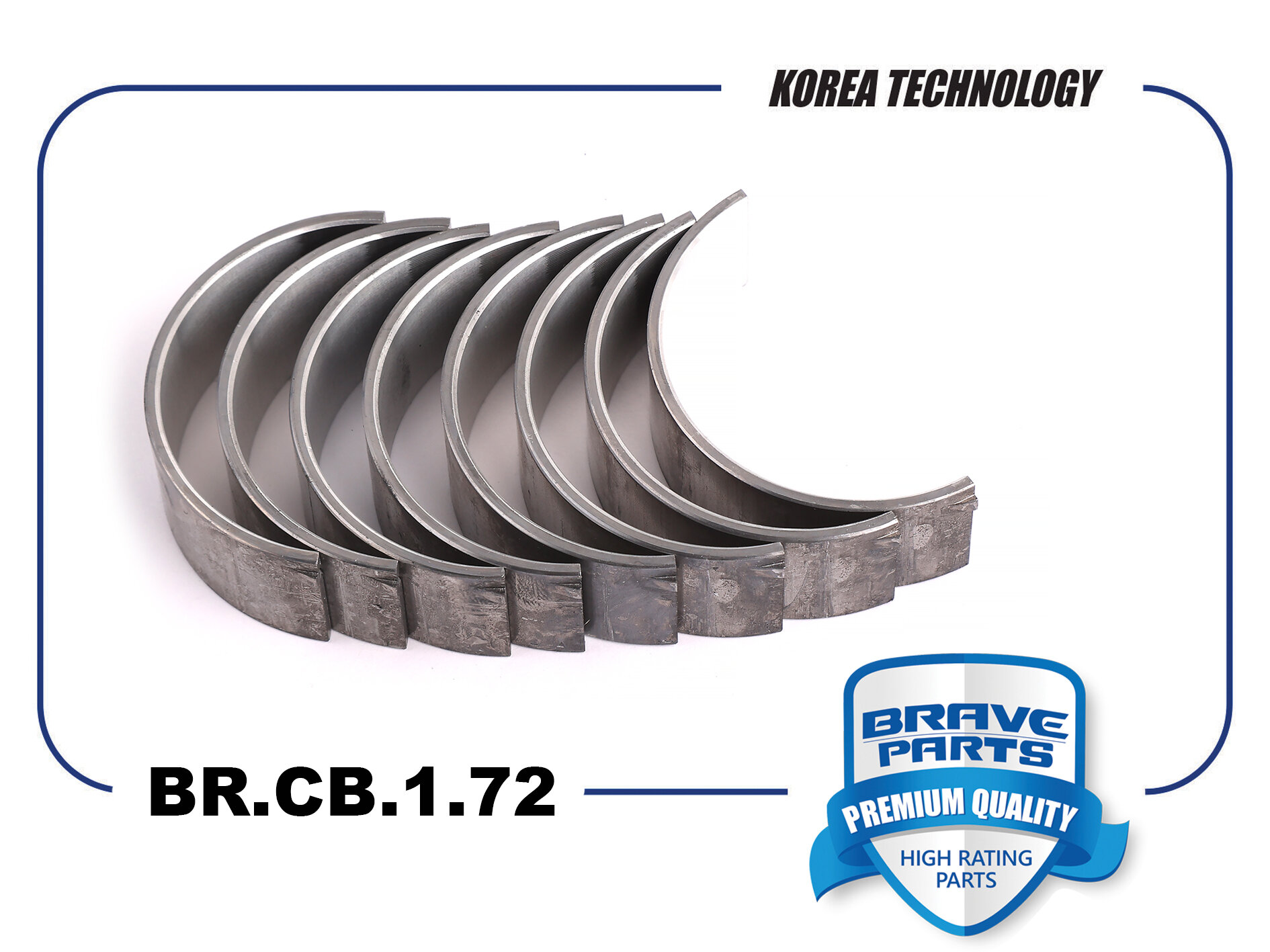 Вкладыши коренные 21179-1000104 Lada Vesta, X-Ray 1.8L