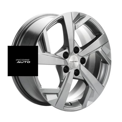 Колесный диск Khomen Wheels KHW1712 (Karoq/Octavia/Passat/Tiguan) 7x17 Gray