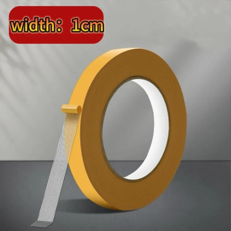 Двусторонняя прозрачная самоклеящаяся сетчатая лента width 1cm, 5meters