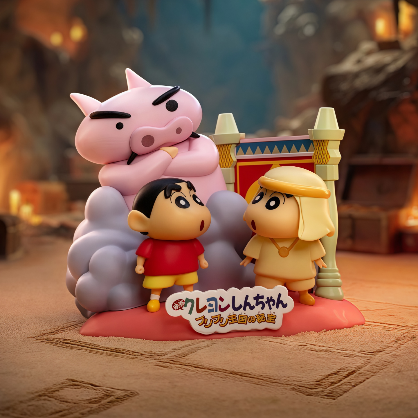 Фигурка «Тайна короля» подтверждена при распаковке из серии 52TOYS «Карандаш Син-Чан», аниме-коллекционная фигурка