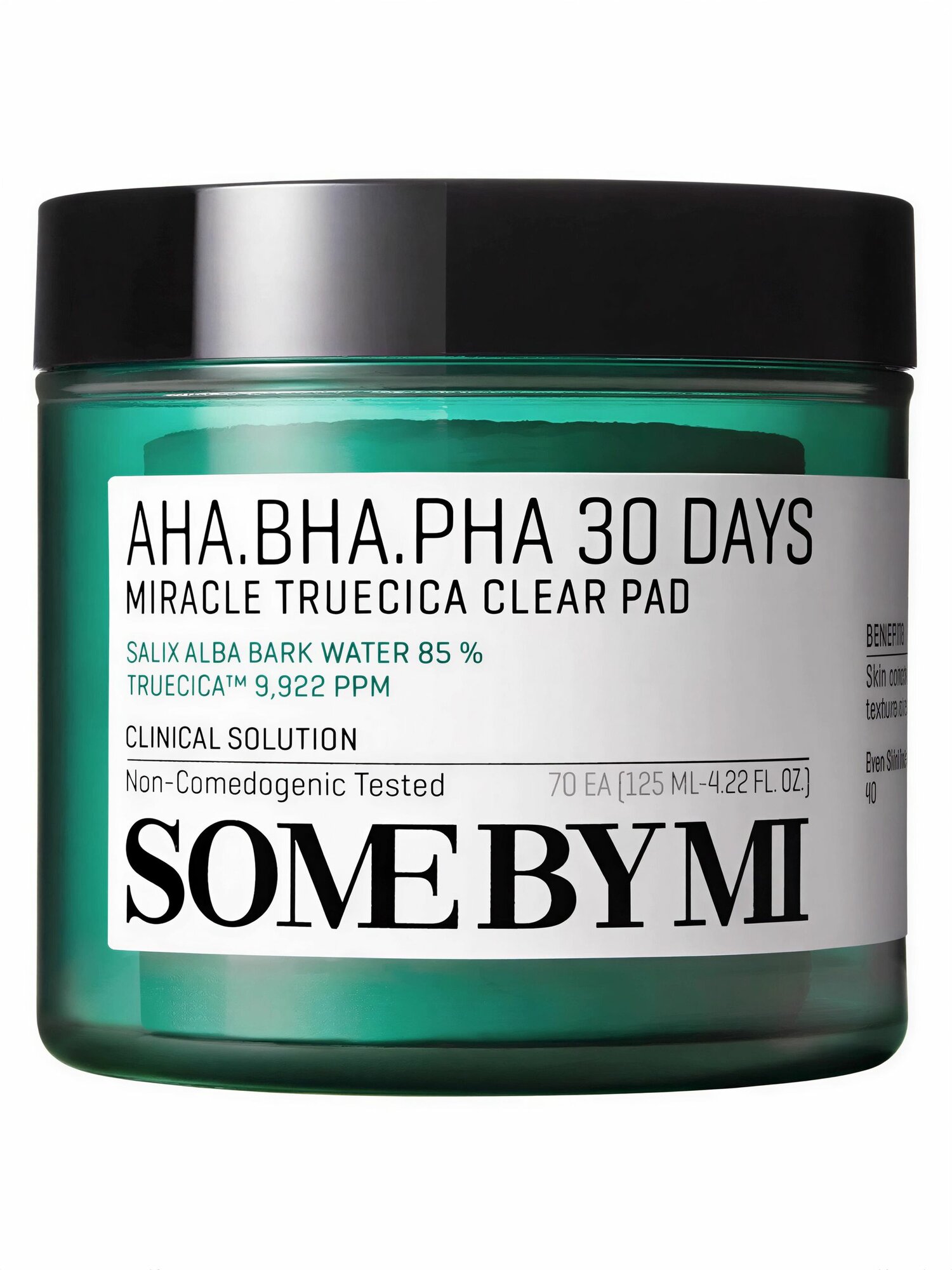 SOME BY MI Диски для лица очищающие с кислотами AHA BHA PHA 30 DAYS MIRACLE TRUECICA CLEAR PAD 70шт