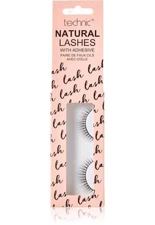 Ресницы накладные Technic Natural Lashes BC21, черный, 1 пара