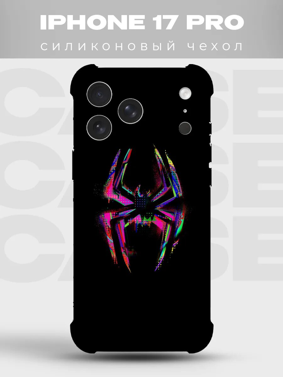 Чехол на iPhone 17 Pro Человек-паук spiderman комикс spider