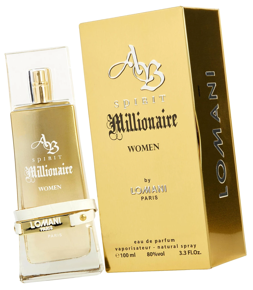 Парфюмерная вода для женщин Ломани Аб Спирит Милионари Вумен 100 мл - Lomani AB Spirit Millionaire