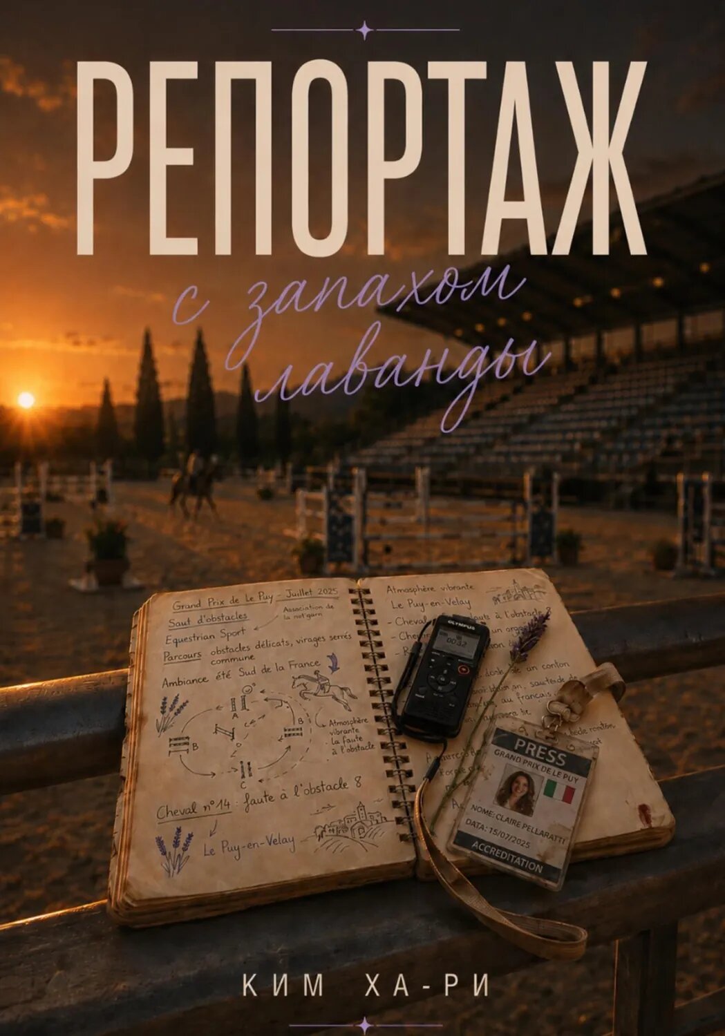 Репортаж с запахом лаванды [Цифровая книга]