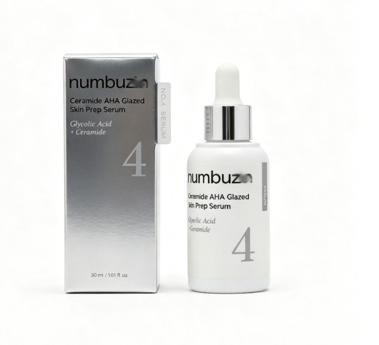 Сыворотка для ухода за кожей Numbuzin No. 4 Ceramide AHA Glazed Skin Prep Serum, 30 мл