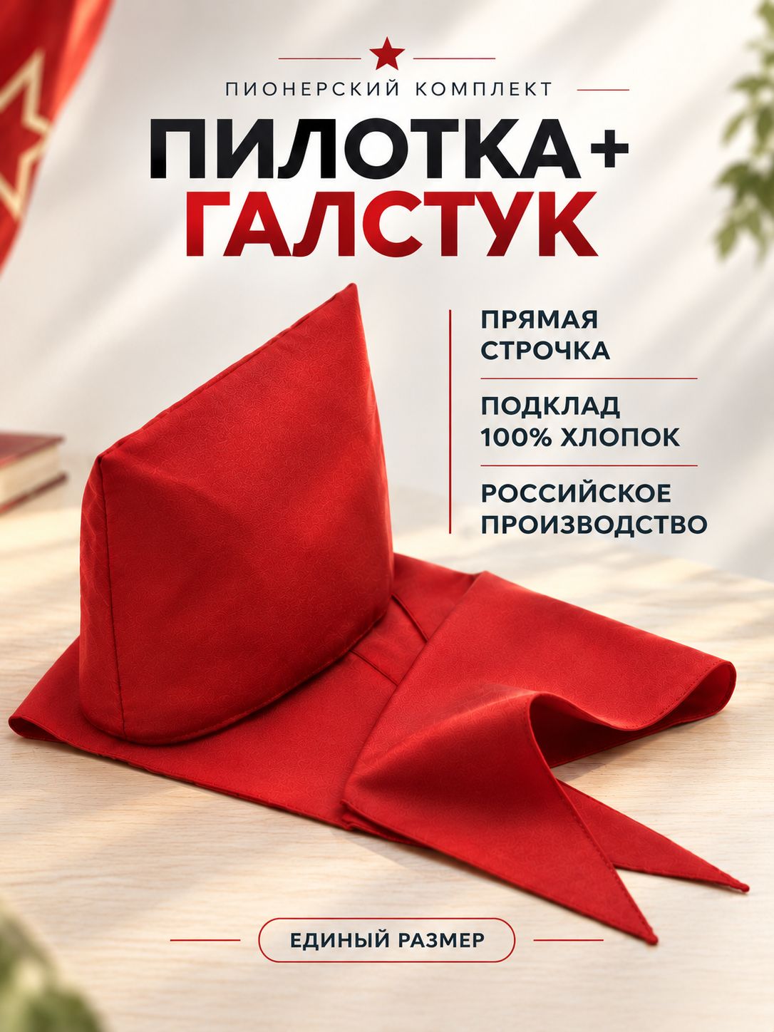 Пионерский галстук и пилотка