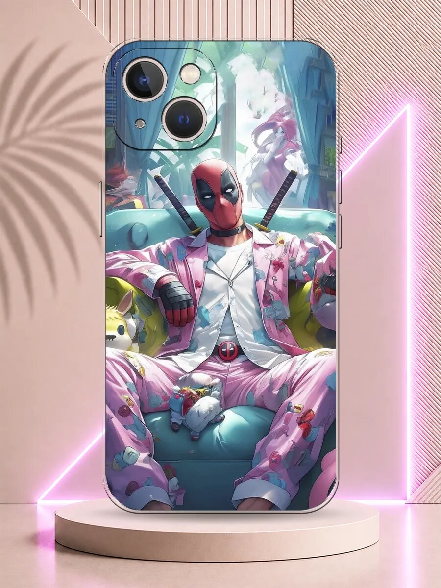 Чехол на iPhone 13 Дэдпул