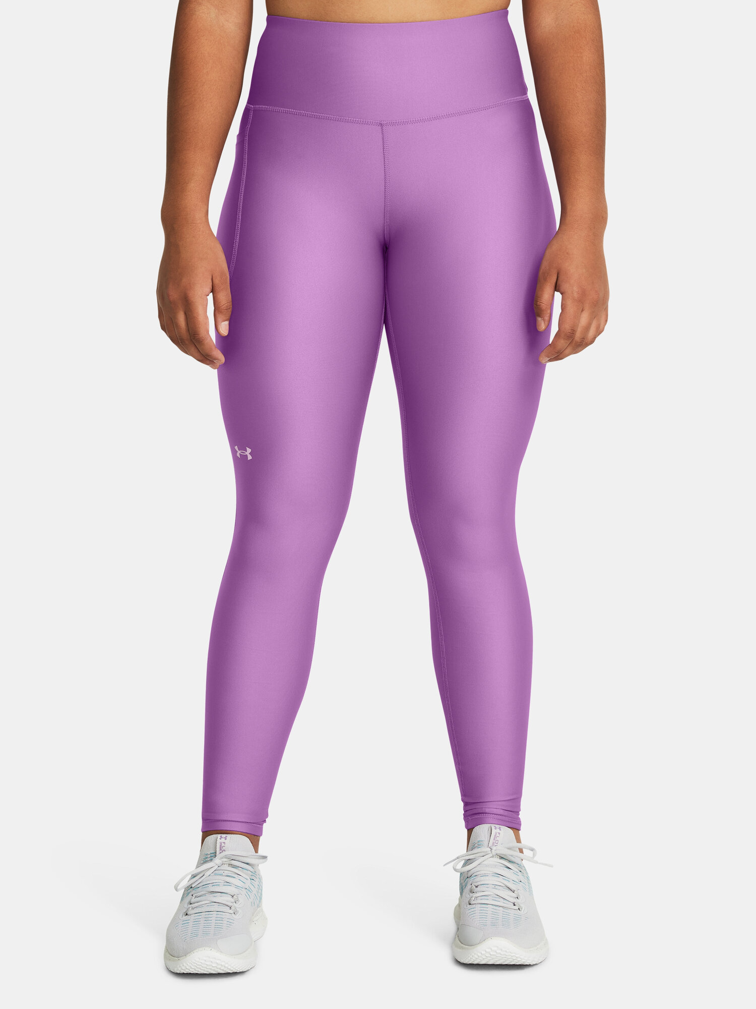Легинсы спортивные Under Armour Tech, размер LG, фиолетовый