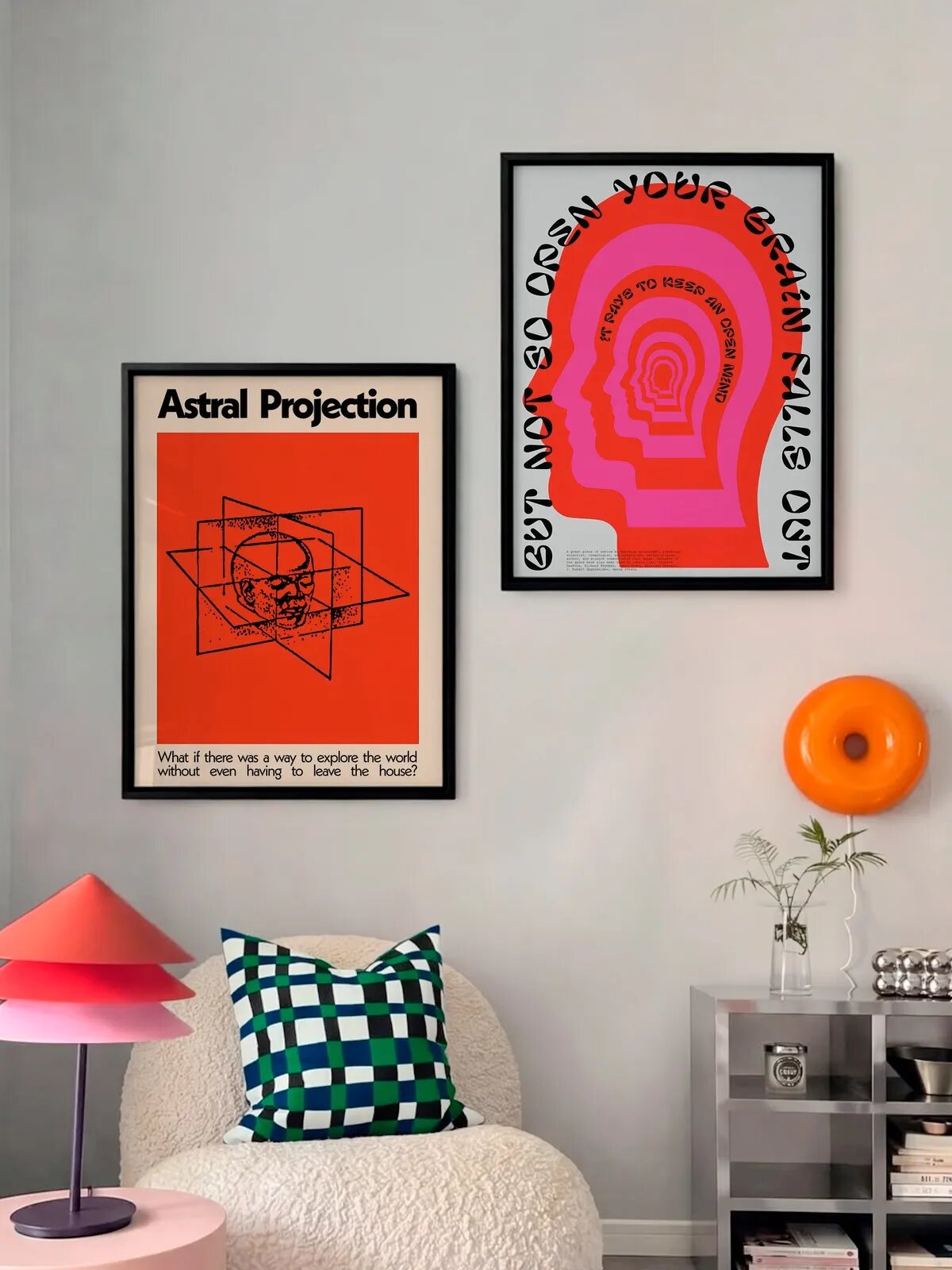 Набор постеров "Astral Projection x Open Mind", 30x40 см, 2 штуки