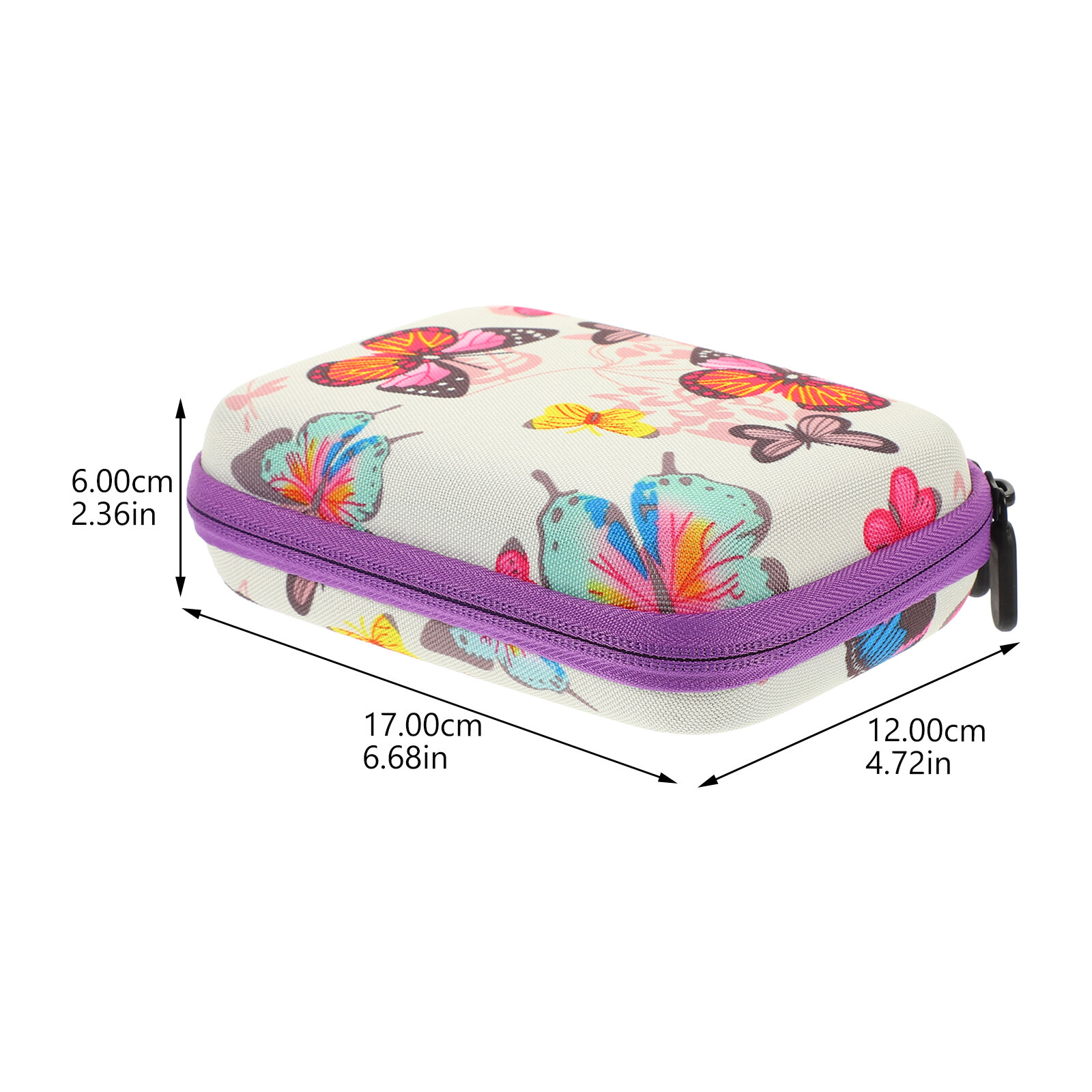 Кейс для ароматических масел с Organizer 17x12x6 см фиолетовый цвет