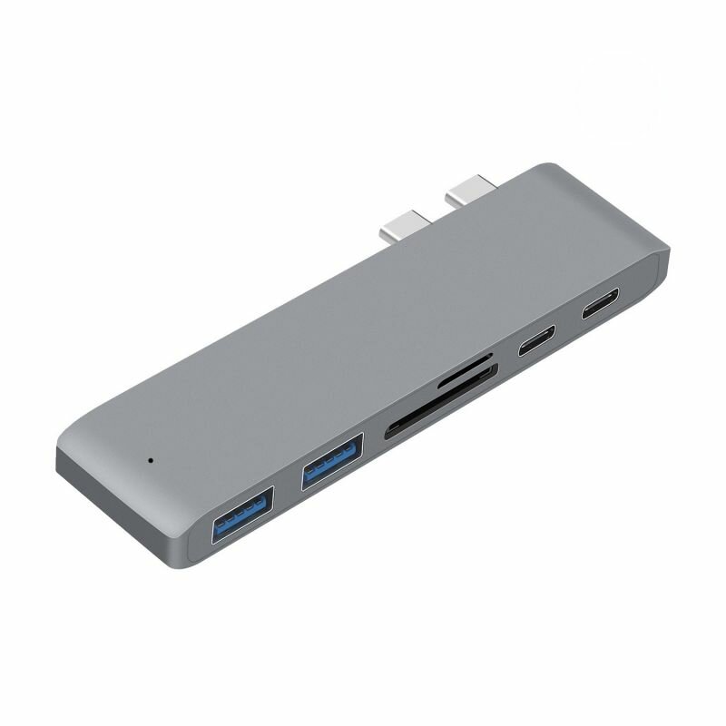 Докстанция 5в1 концентратор TypeC USB 30 устройство чтения карт PDSDTF конвертер для ноутбука Macbook