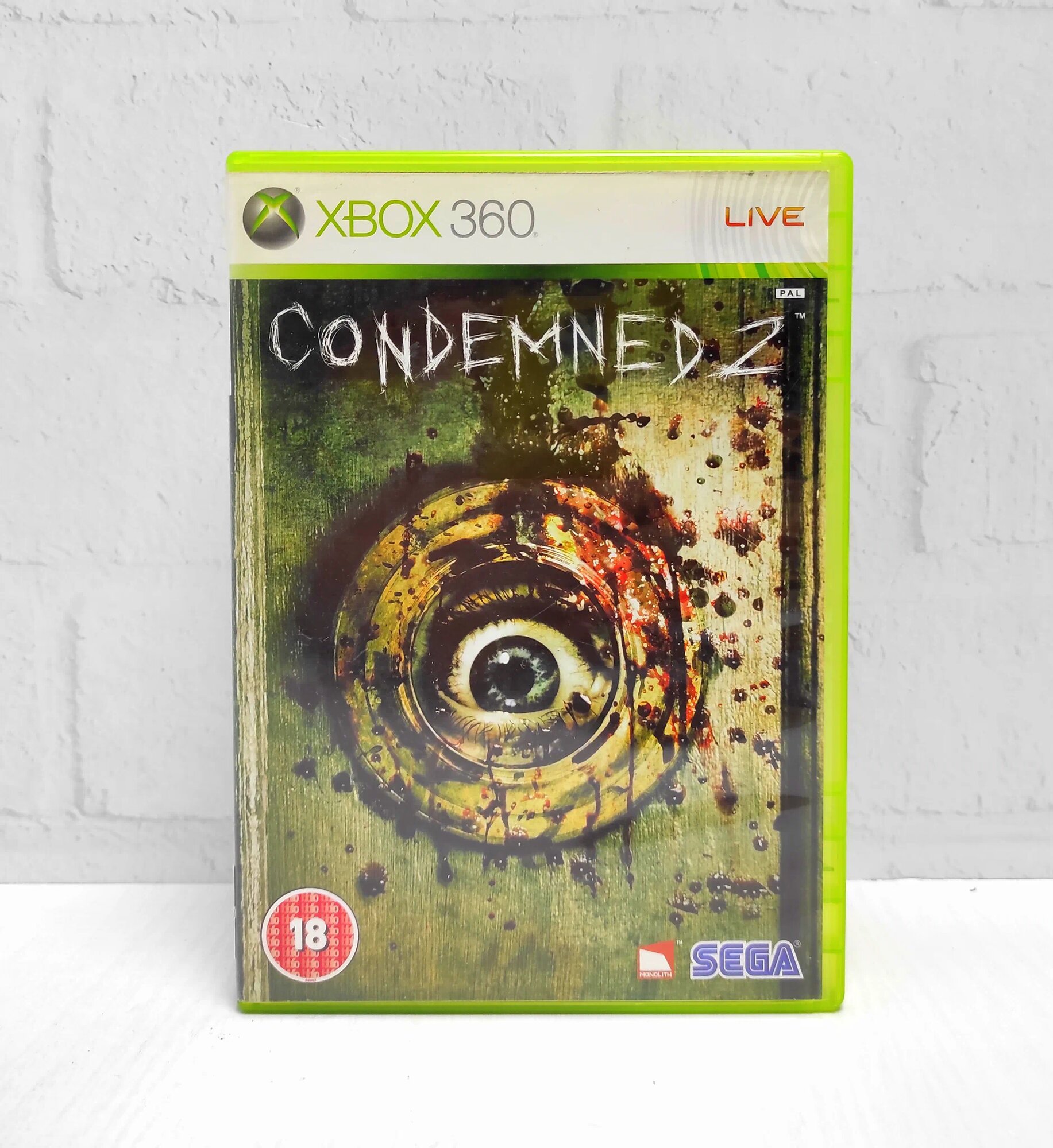 Condemned 2 Английский язык Видеоигра на диске Xbox 360. Товар уцененный