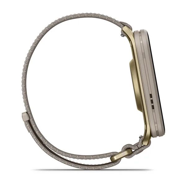 Смарт-часы Garmin Venu X1 Soft Gold with French Grey Nylon Band 010-02980-09 — фото 1